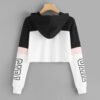 Sweet Fresh Pink Red White Sweatshirt for Women