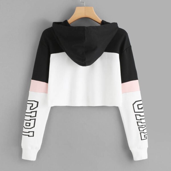Sweet Fresh Pink Red White Sweatshirt for Women