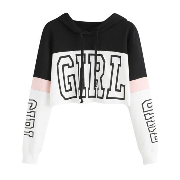 Sweet Fresh Pink Red White Sweatshirt for Women