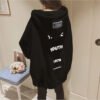 Loose Hooded Oversized Zipper Thickened Plus Fleece Sweater