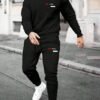 My Casual Printed Fleece Hoodie With Pants