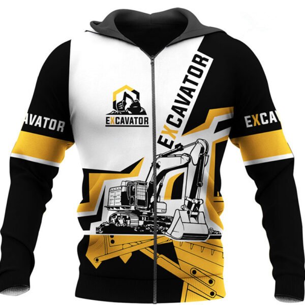 Denim Men's European And American Style Loose Hoodie