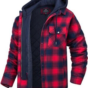 Arctic Plaid Hooded Jacket – Padded Winter Edition