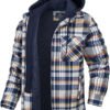 Arctic Plaid Hooded Jacket – Padded Winter Edition