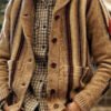 Jacquard Weave Jacket – Autumn Lapel Edition