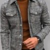 Slim Plaid Coat – Autumn Classic Edition