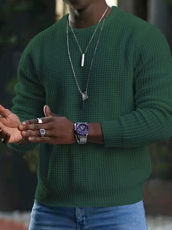 Waffle Knit Sweater – Lightweight Classic Edition