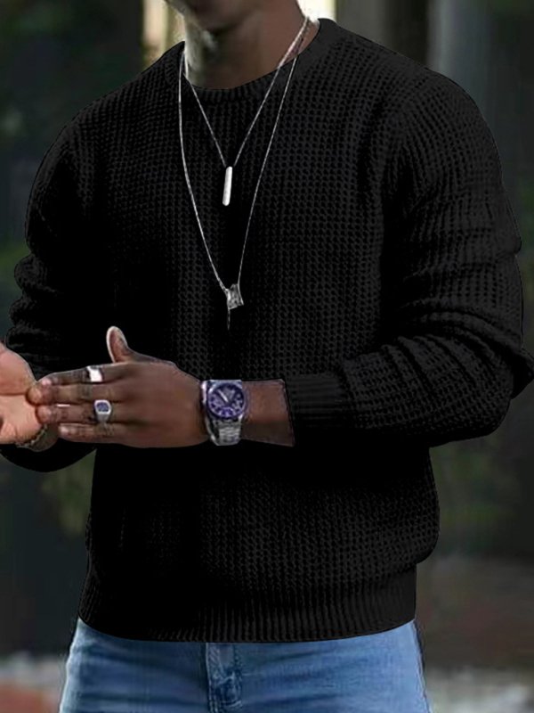 Waffle Knit Sweater – Lightweight Classic Edition