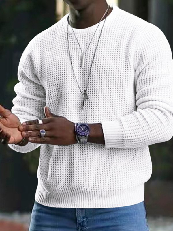 Waffle Knit Sweater – Lightweight Classic Edition