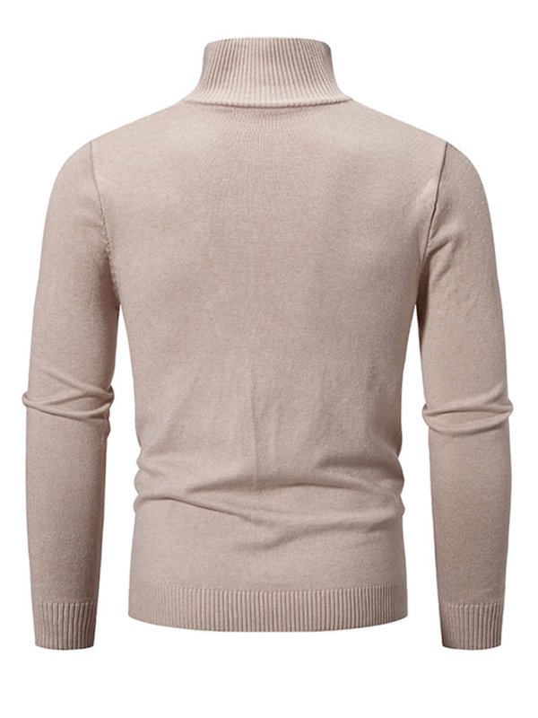 Minimal Zip Sweater – Stand Collar Edition