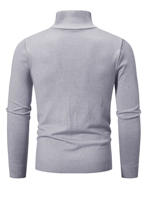Minimal Zip Sweater – Stand Collar Edition