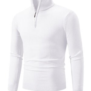 Minimal Zip Sweater – Stand Collar Edition