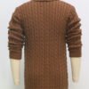 Heritage Twist Cardigan – Mid-Length Wool Edition