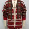 Modern Plaid Knit Cardigan – Soft Weave Edition