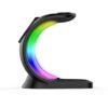 4-in-1 Magnetic Wireless Charging Station with Ambient LED Light