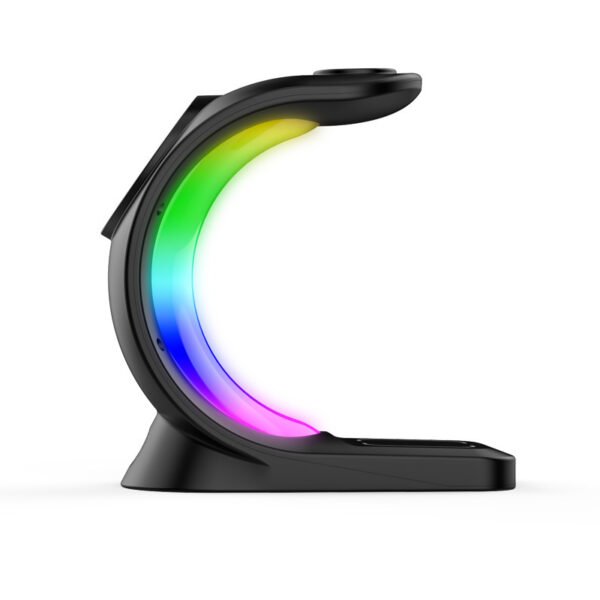 4-in-1 Magnetic Wireless Charging Station with Ambient LED Light