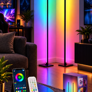 Lumora — RGB Floor Lamp – Smart LED Corner Light