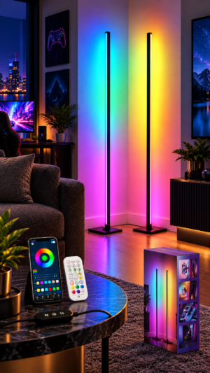 Lumora — RGB Floor Lamp – Smart LED Corner Light