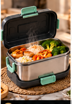 Solara_02_Healthy_Meal_PROVINO Solara — Heated Electric Lunch Box