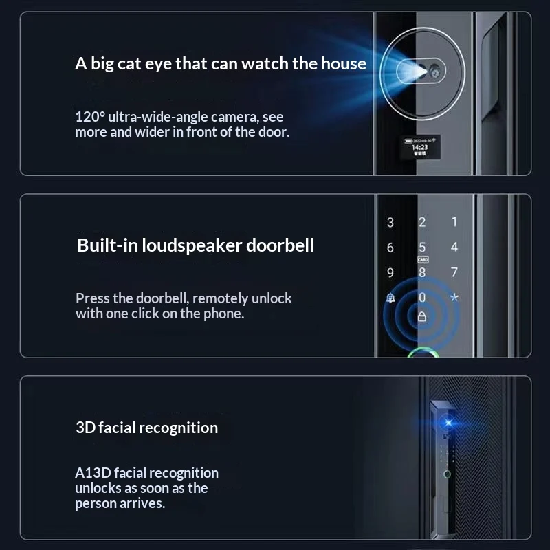 Empryn Veyra — Fingerprint Access Smart Door Lock detail 1