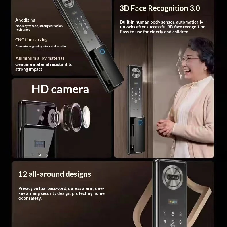 Empryn Veyra — Fingerprint Access Smart Door Lock detail 1