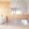 Serelis WiFi leak detector white floor-mounted alarm with electrode probe