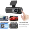 Nexora 4K dash cam with front and rear cameras, WiFi and GPS 8