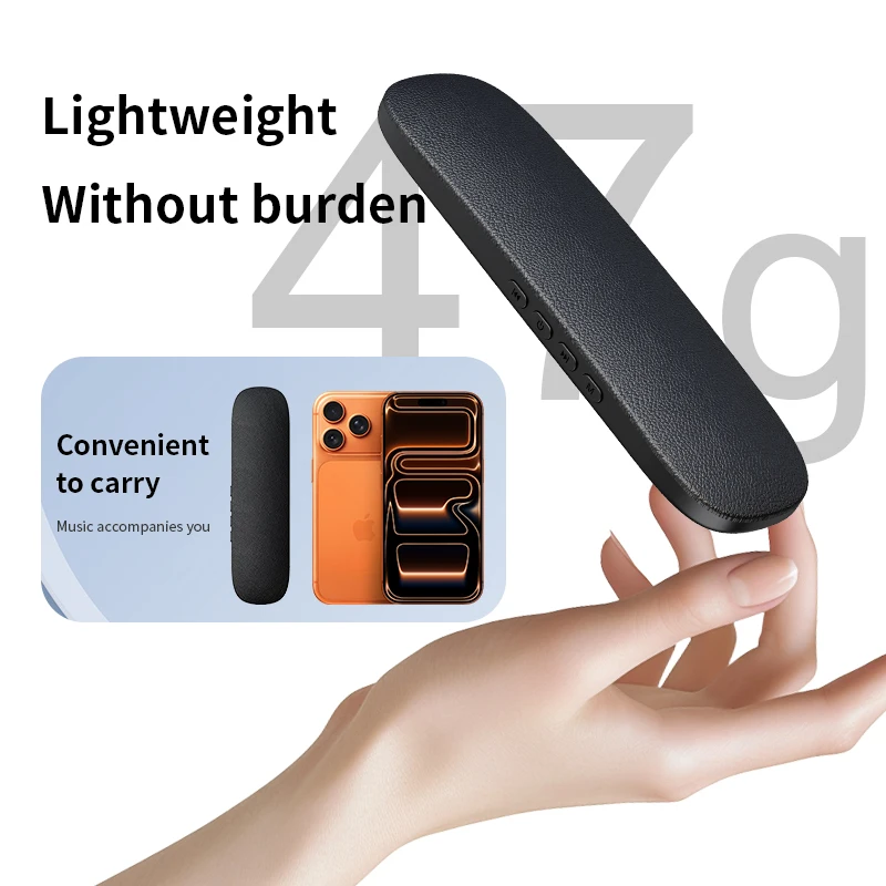 Audelis portable Bluetooth speaker — angled view 5