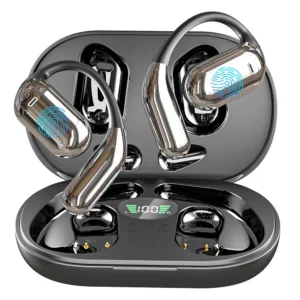 Voxara wireless noise-cancelling earphones ear-hook design