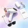 Lunessa rechargeable IPL hair remover device with accessories and storage bag 9