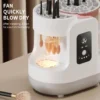 S4a31db35d3b6480cb1bbd6be7610df96V.webp White electric makeup brush cleaner BD-228S with silicone cleaning bowl and USB cable 3