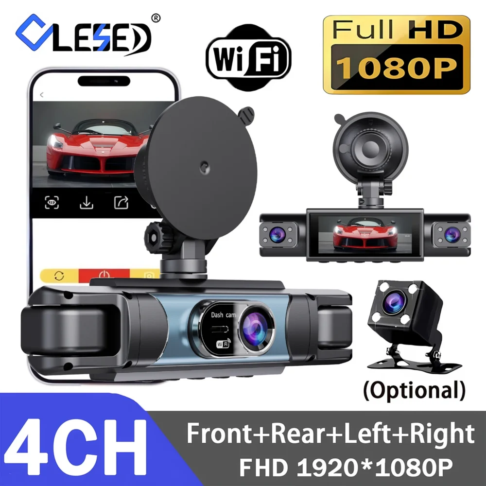 S5a573185b043497c906a6b23201bd0d9D.webp Lunaris 4-channel car DVR dash cam front and rear 1080P with WiFi and NightShot