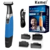 Avelis rechargeable grooming trimmer with dual heads, limit combs and USB cable 8