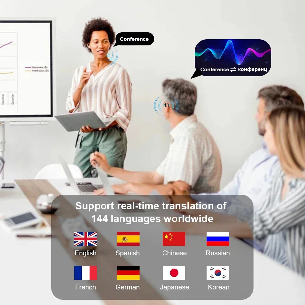 Voxara wireless noise-cancelling earphones ear-hook design 5
