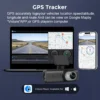 Nexora 4K dash cam with front and rear cameras, WiFi and GPS 7