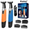 Avelis rechargeable grooming trimmer with dual heads, limit combs and USB cable