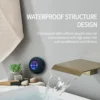 Meliora waterproof Bluetooth speaker with suction cup mounted on tile 4
