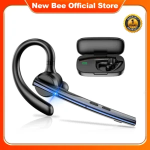 Meliora M54 Bluetooth earpiece single-ear headset with mic mute and noise-cancelling