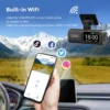 Nexora 4K dash cam with front and rear cameras, WiFi and GPS 6