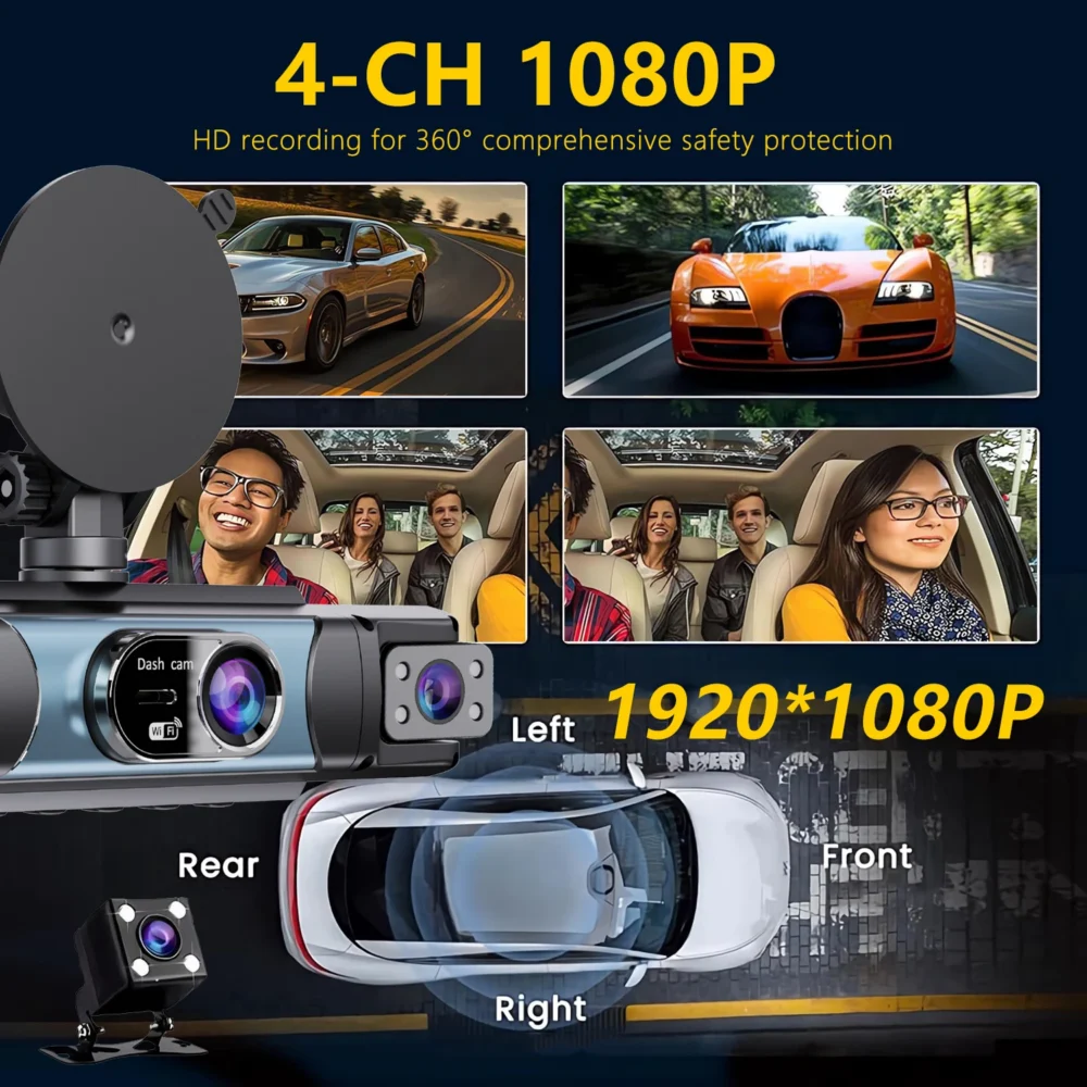 Se9a36e1e817040179ce715377a8183d3a.webp Lunaris 4-channel car DVR dash cam front and rear 1080P with WiFi and NightShot 5