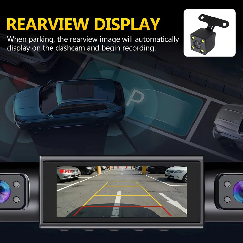 Sef1e8c6e15cb4372b83cc77687c406d3X.webp Lunaris 4-channel car DVR dash cam front and rear 1080P with WiFi and NightShot 6
