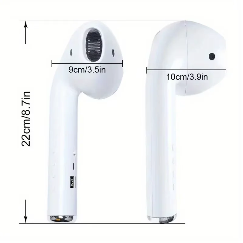 Sef53793ac474402aa4d3607e2f6a7dddF.webp Voxara portable bluetooth speaker front and controls view 8